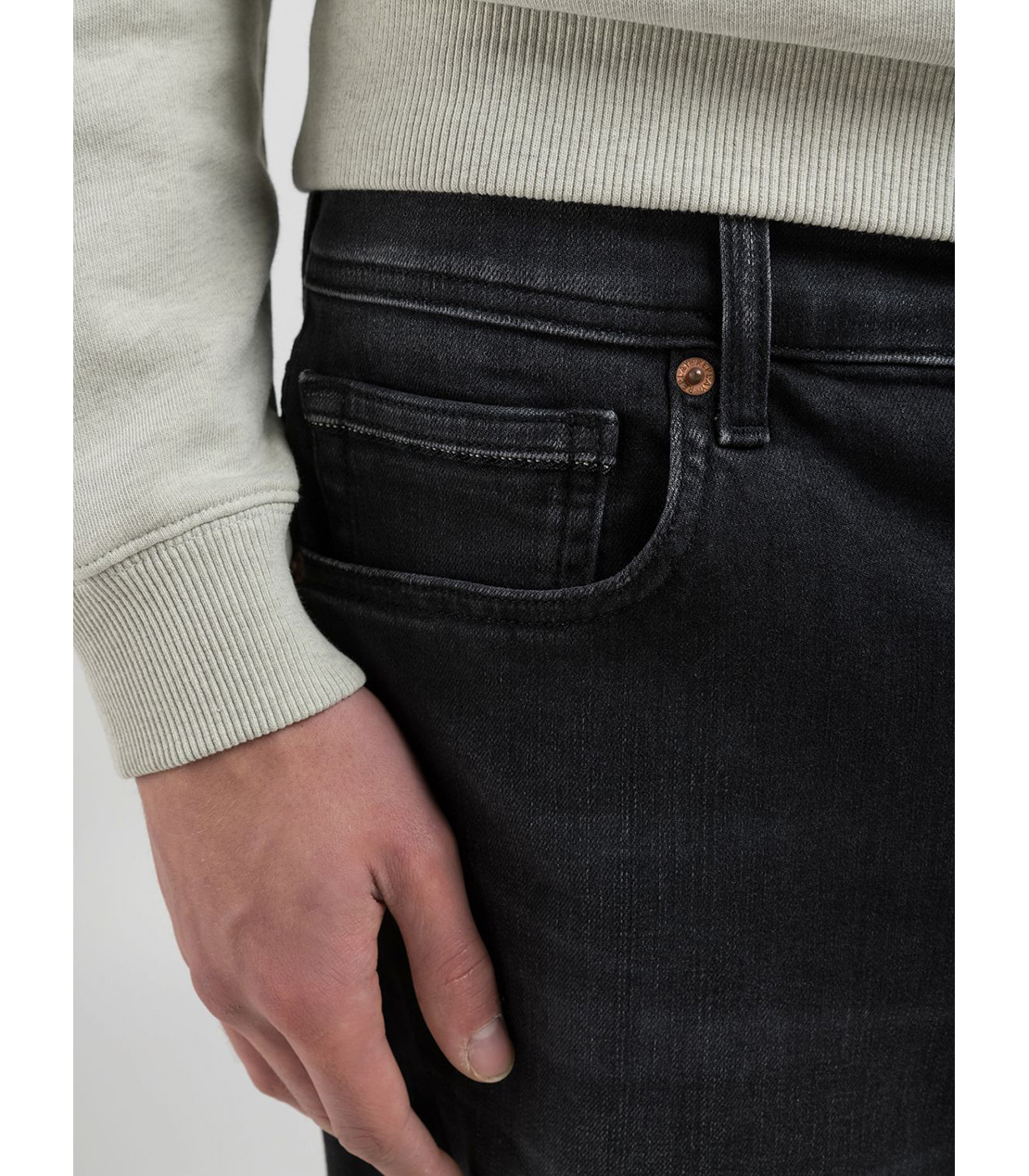 10.5OZ ECO PLUS GROVERデニムショーツ 詳細画像 オフブラック 6